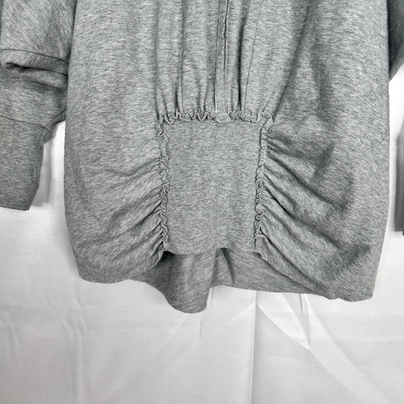 Free People Gray Button Front Knit Top – Size Large - Picture 12 of 14
